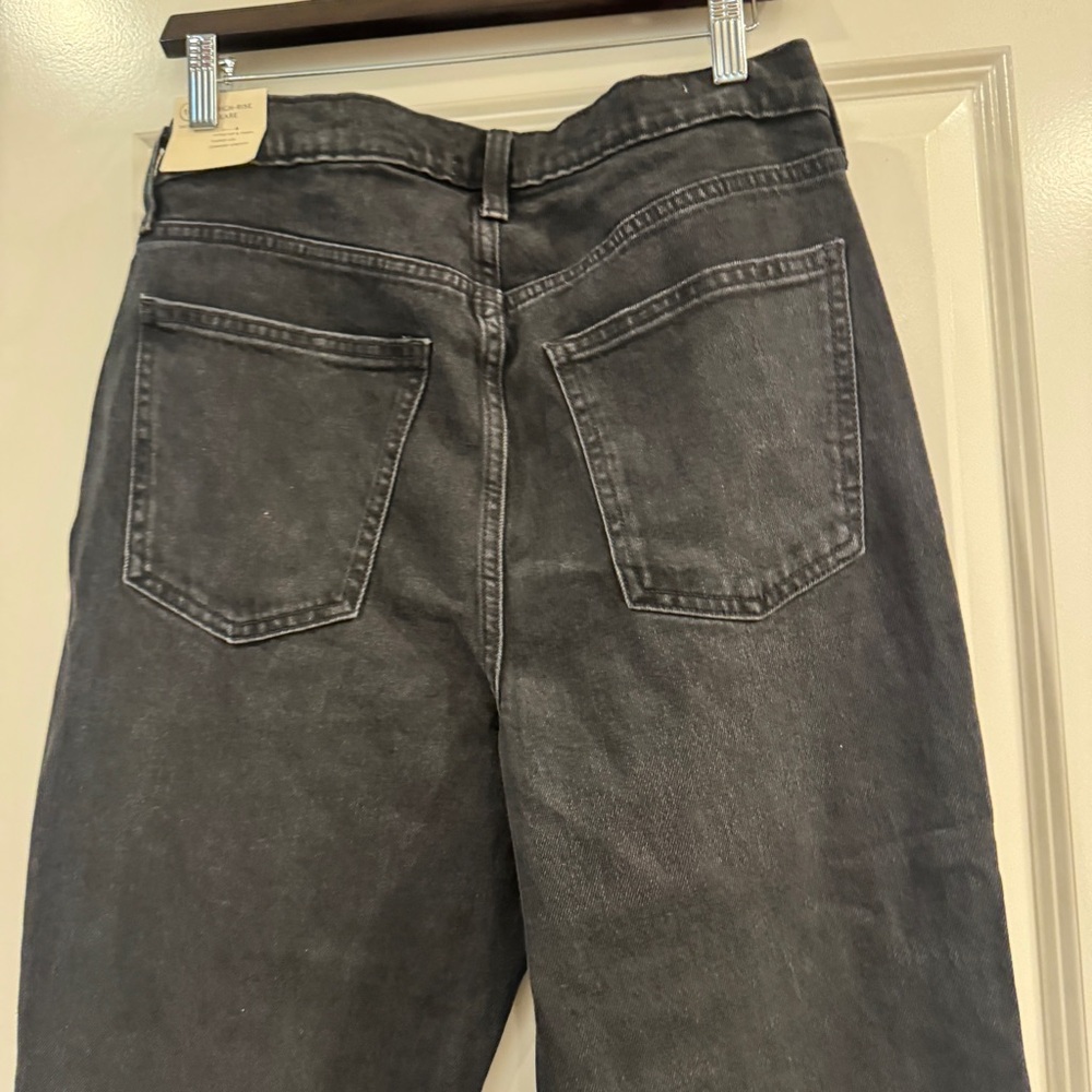 Universal Thread High Rise Flare Pants Black Jeans Size 10 /S Short New NWT - Picture 10 of 12